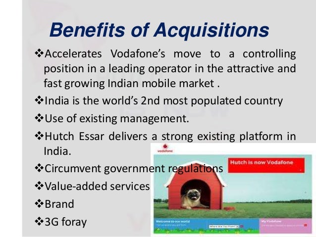 acquisition of hutch by vodafone